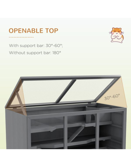 Wooden Hamster Cage ( Amazon Shipping)(Prohibited by WalMart)