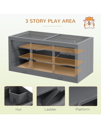 Wooden Hamster Cage ( Amazon Shipping)(Prohibited by WalMart)