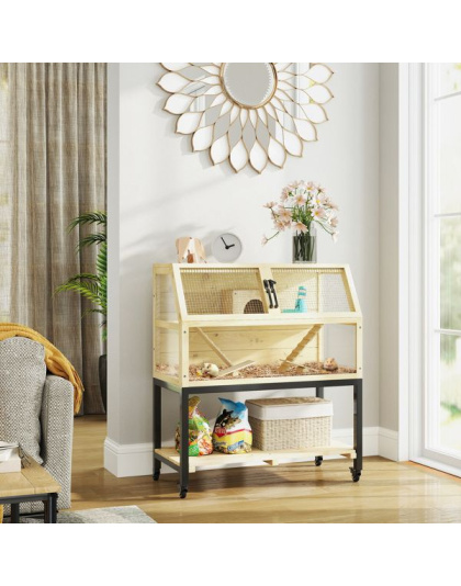 Wooden Hamster Cage ( Amazon Shipping)(Prohibited by WalMart)