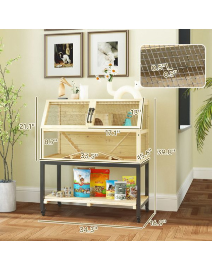Wooden Hamster Cage ( Amazon Shipping)(Prohibited by WalMart)