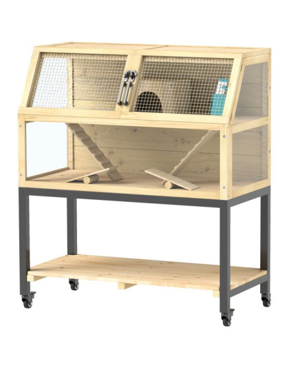 Wooden Hamster Cage ( Amazon Shipping)(Prohibited by WalMart)