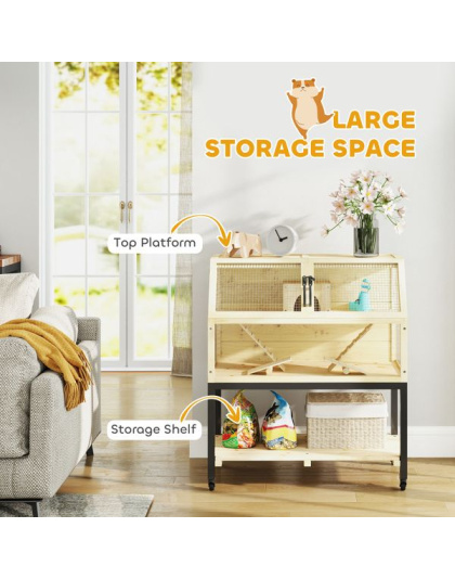 Wooden Hamster Cage ( Amazon Shipping)(Prohibited by WalMart)