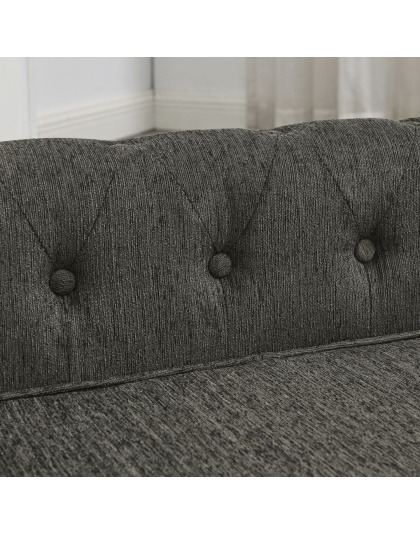 Elegant Rectangle Pet Bed for Medium and Large Dogs, Durable Elevated Dog Sofa Bed, Comfortable Dog Couch, Modern and Stylish Dog Sofa for Large Dogs,Dark grey