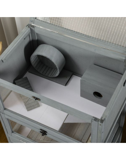 Wooden Hamster Cage Mice Habitat Rat Habitat ( Amazon Shipping)(Prohibited by WalMart)