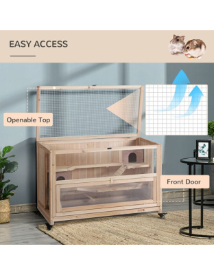 Wooden Hamster Cage ( Amazon Shipping)(Prohibited by WalMart)