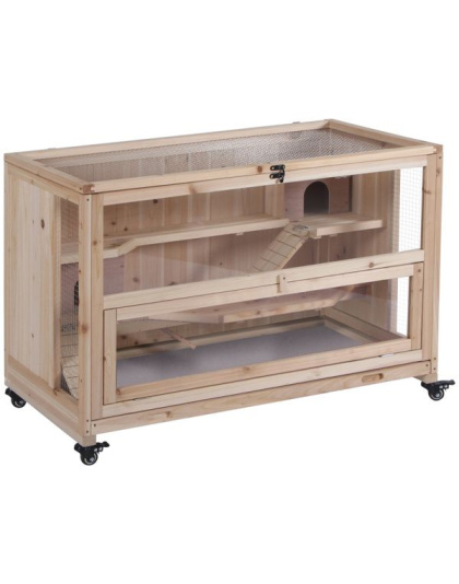 Wooden Hamster Cage ( Amazon Shipping)(Prohibited by WalMart)