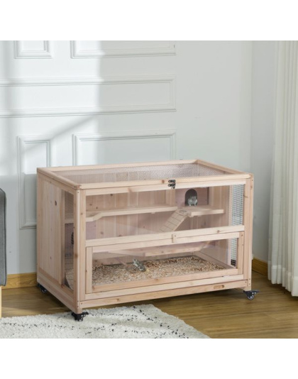 Wooden Hamster Cage ( Amazon Shipping)(Prohibited by WalMart)