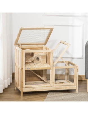 Wooden Hamster Cage ( Amazon Shipping)(Prohibited by WalMart)
