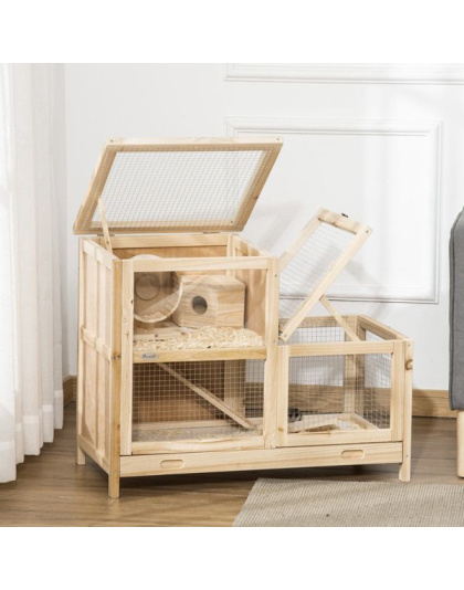 Wooden Hamster Cage ( Amazon Shipping)(Prohibited by WalMart)