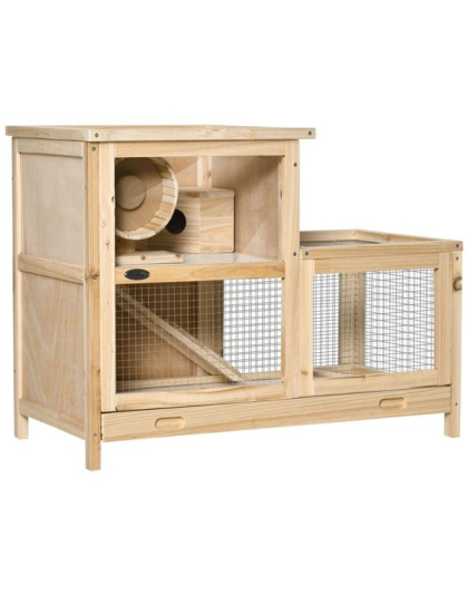 Wooden Hamster Cage ( Amazon Shipping)(Prohibited by WalMart)