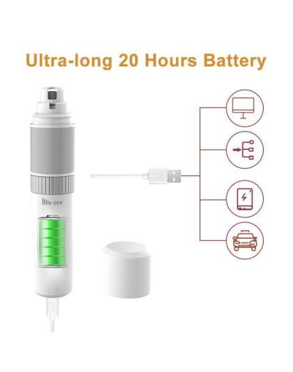 With Light Model Rechargeable Pet Nail Trimmer