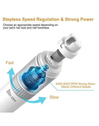 With Light Model Rechargeable Pet Nail Trimmer