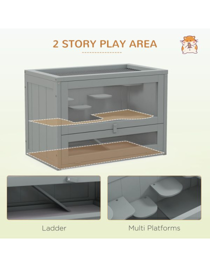 Wooden Hamster Cage ( Amazon Shipping)(Prohibited by WalMart)