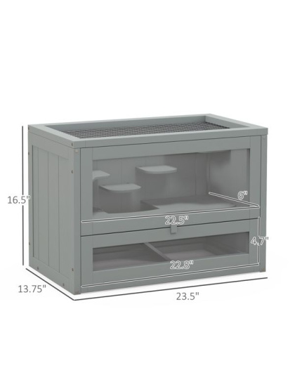 Wooden Hamster Cage ( Amazon Shipping)(Prohibited by WalMart)