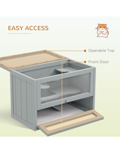 Wooden Hamster Cage ( Amazon Shipping)(Prohibited by WalMart)