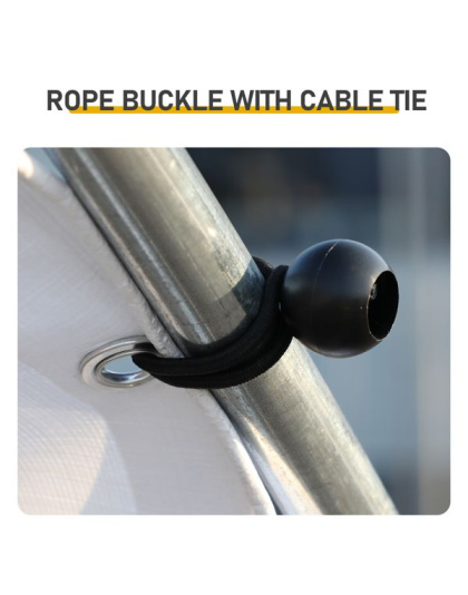 6.5 x 10 ft Large Metal Chicken Coop, Walk-in Poultry Cage Chicken Hen Run House with Waterproof Cover, Rabbits Cats Dogs Farm Pen for Outdoor Backyard Farm Garden