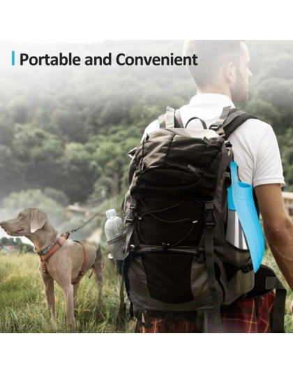 Portable Folding Pet Water Bottle for Outdoor Trip