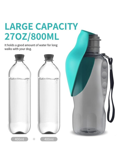 Pet Outdoor Folding Water Bottle for Outdoor Pet Drinkinf